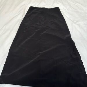 Brandy Melville Women's Midi Black Skirt